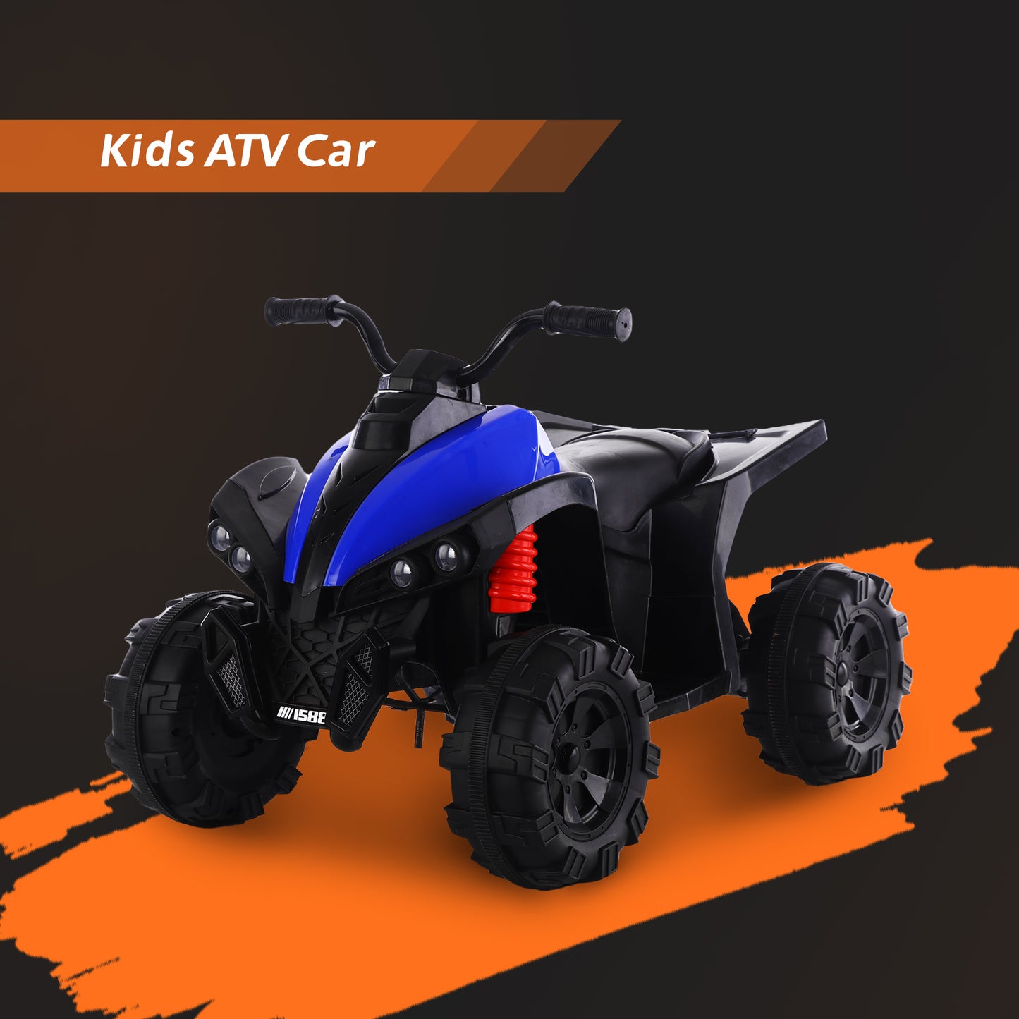 TCARAIWEN 12V Kids ATV 4 Wheelers for Kids 3-6, Electric Ride on ATV with Music Player, All Terrain Tires, Ride on Cars