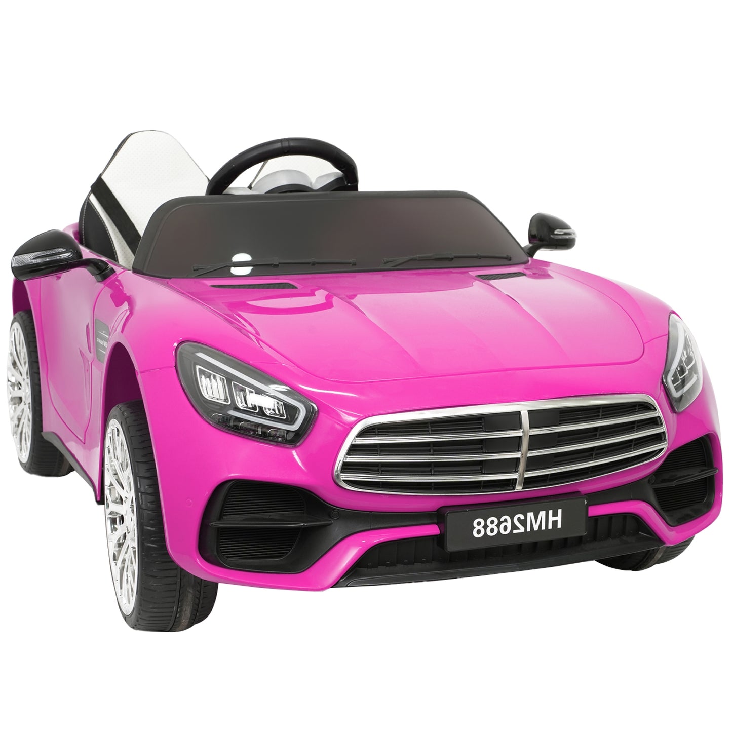 TCARAIWEN 12V Ride On Car for Kids, Electric Car with Remote Control, Music Player for 3-8 Year Old
