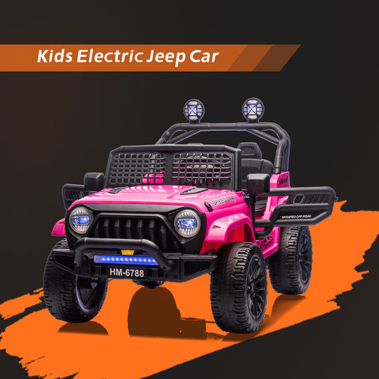 TCARAIWEN 24V Two Seater Kids Electric Car Ride on Cars,Powered 4-Wheel Battery Car with Remote Control MP3 LED Bluetooth Music for Kids 2+